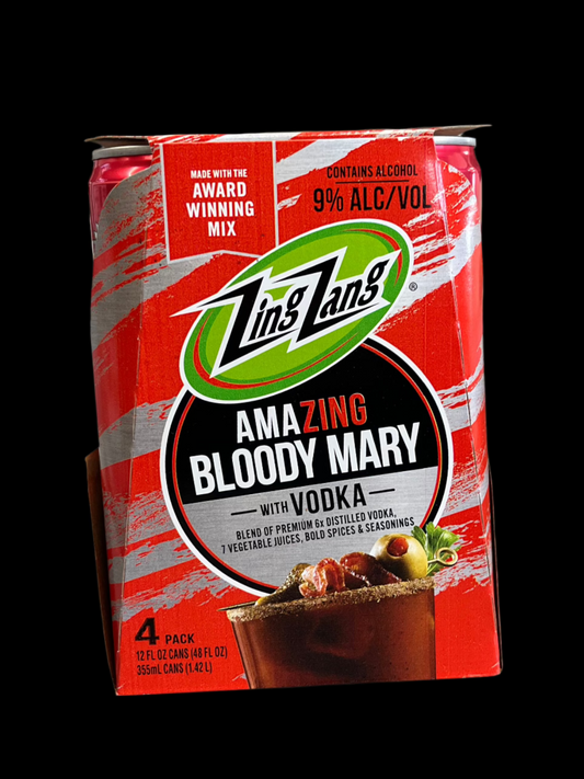 Zing Zang Bloody Mary Cocktails 12oz Cans (4pk)
