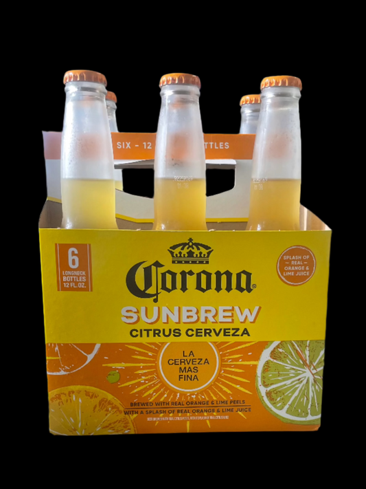 Corona Sunbrew Citrus Cerveza 12oz Bottles (6pk)