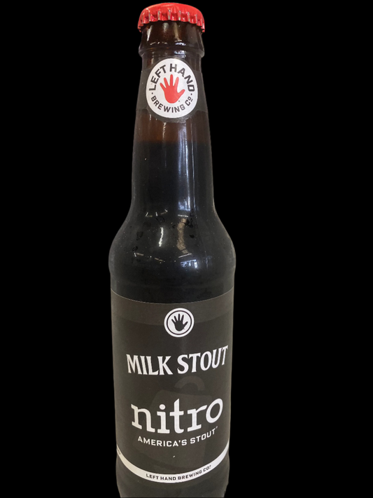 Left Hand Nitro Milk Stout 12oz Single Bottle