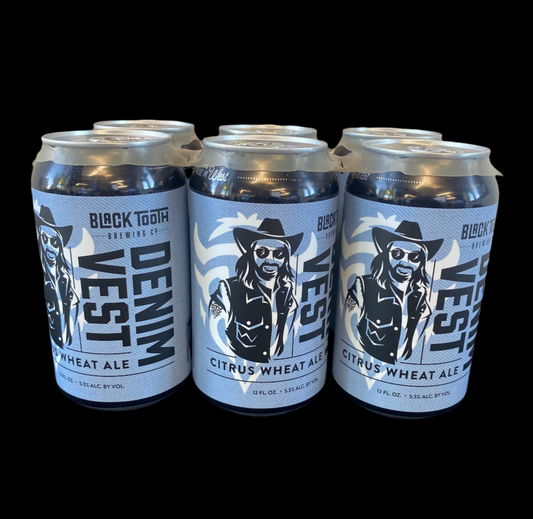 Black Tooth Denim Vest Citrus Wheat Ale 12oz Cans (6pk)