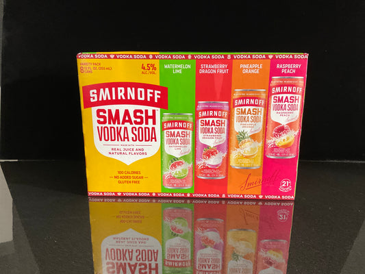 Smirnoff Smash Vodka Soda Variety 12oz Cans (12pk)