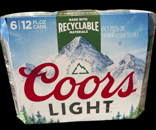 Coors Light 12oz Cans (6pk)