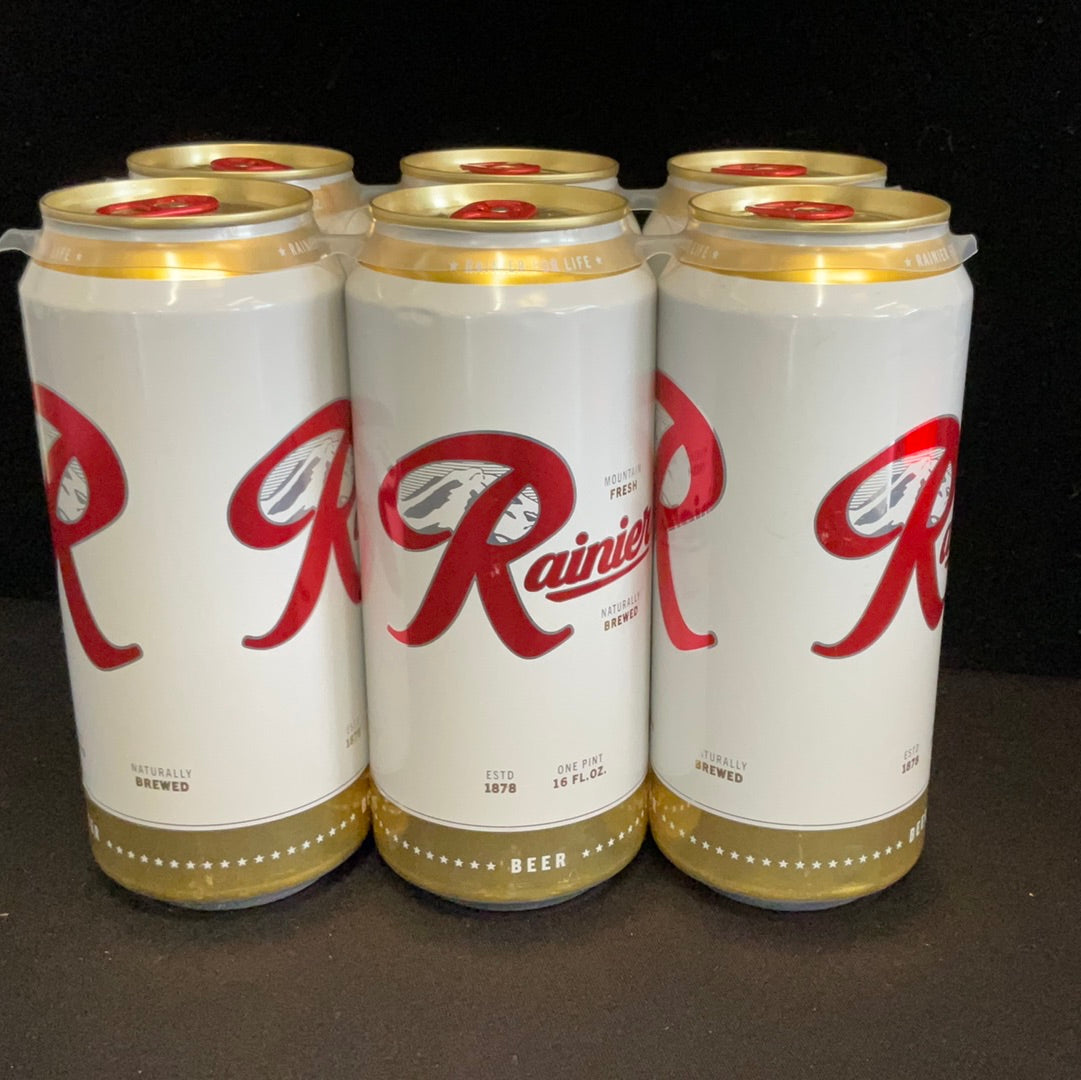 Rainier 16oz Cans (6pk)