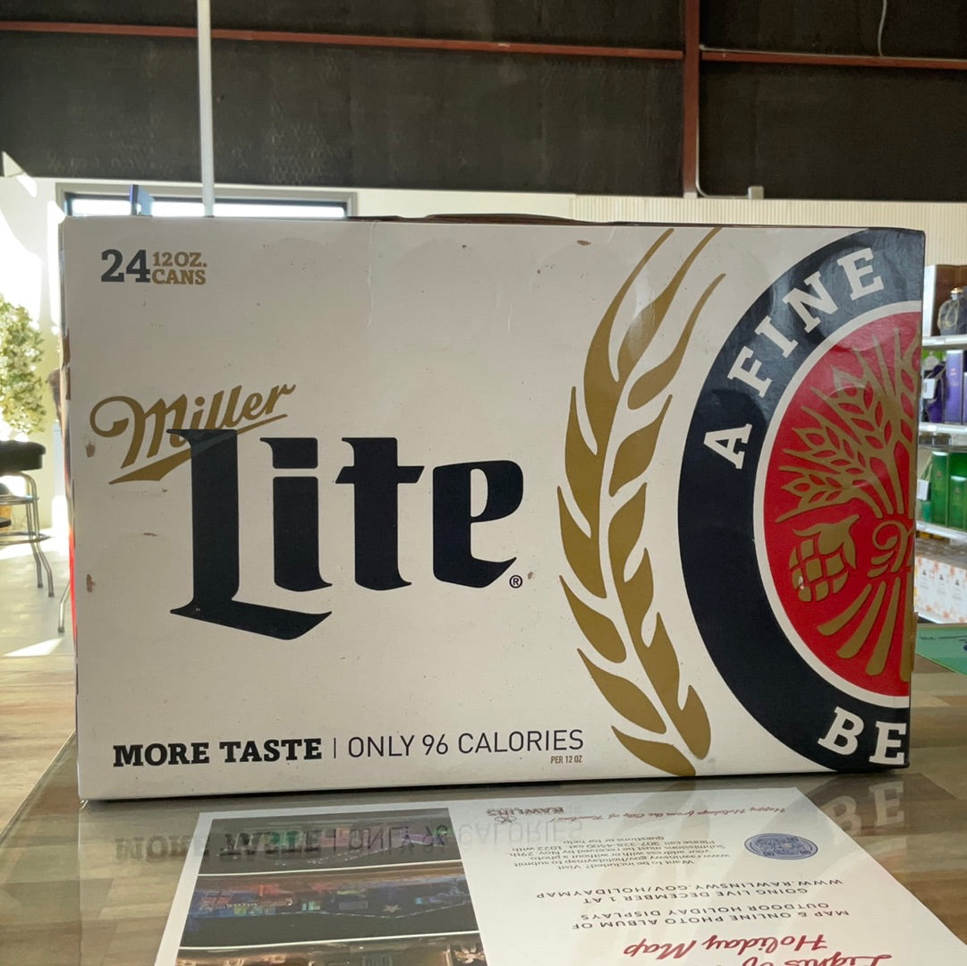 Miller Lite Suitcase 12oz Cans (24pk)