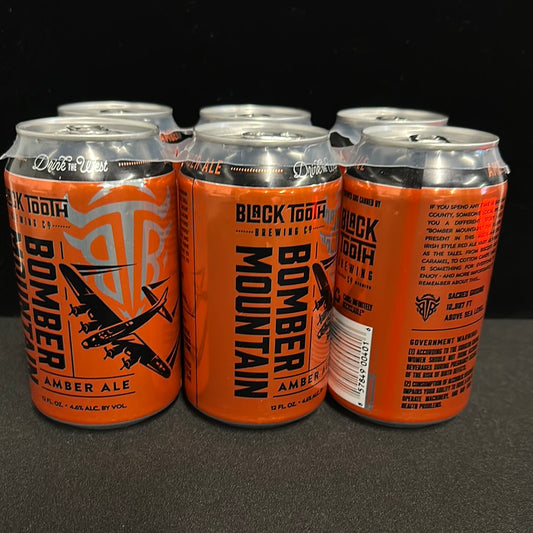 Black Tooth Bomber Mountain Amber Ale 12oz Cans (6pk)