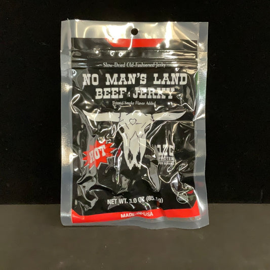 No Mans Land Hot Beef Jerky