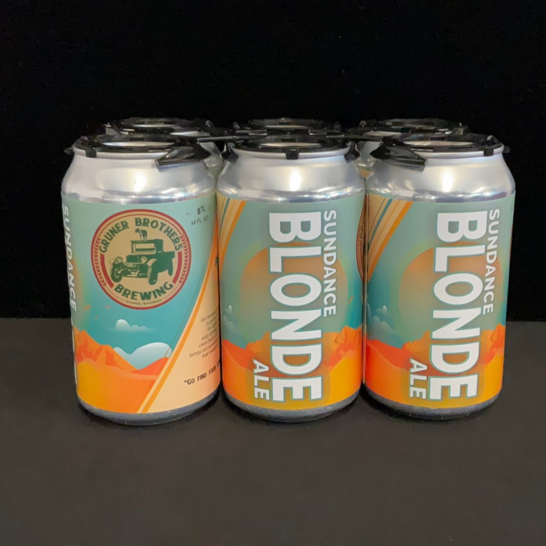Gruner Brothers Sundance Blonde Ale 12oz Cans (6pk)