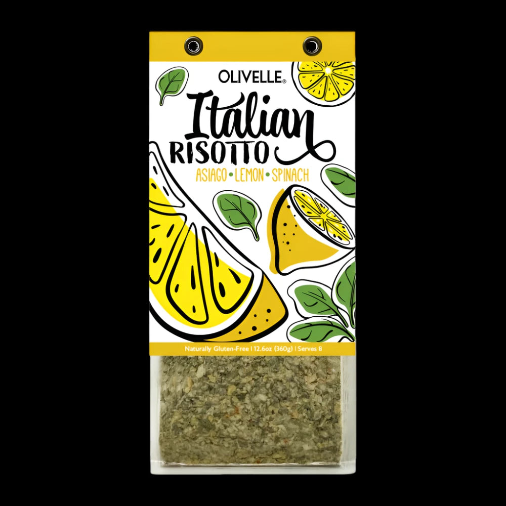 Olivelle Asiago Lemon Spinach Risotto