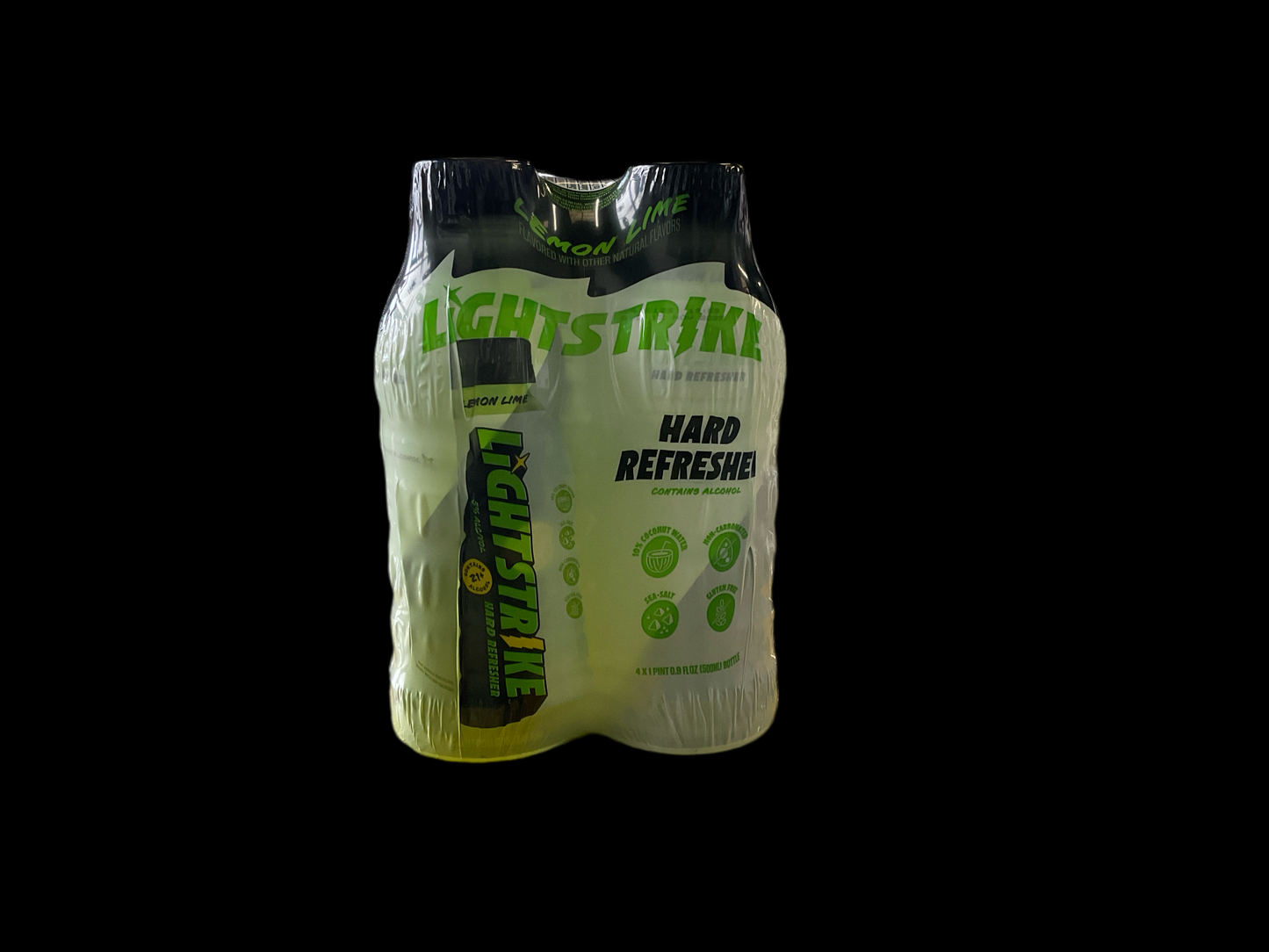 NB Lightstrike Lemon Lime Hard Refresher 16oz Bottles (4pk)