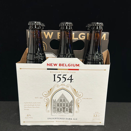 New Belgium 1554 Black Enlightened Dark Ale 12oz Bottles (6pk)