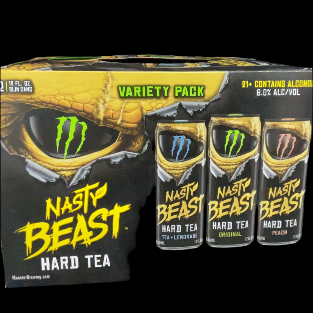 Nasty Beast Hard Tea Variety 12oz Cans (12pk)