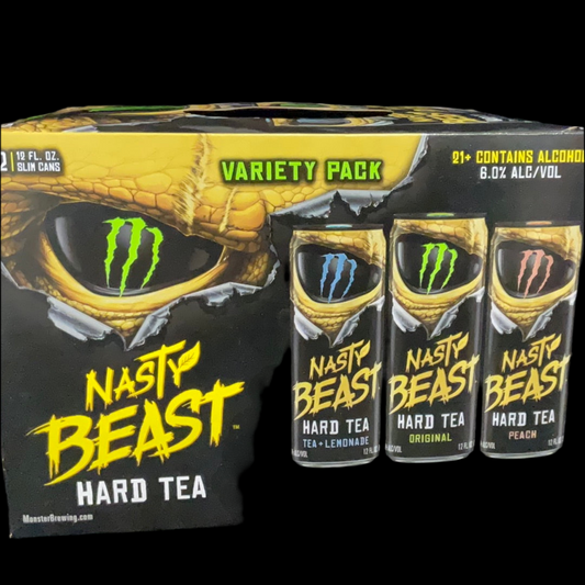 Nasty Beast Hard Tea Variety 12oz Cans (12pk)