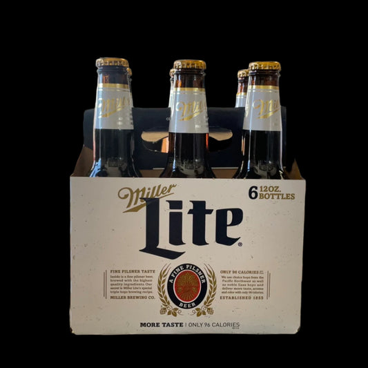 Miller Lite 12oz Bottles (6pk)