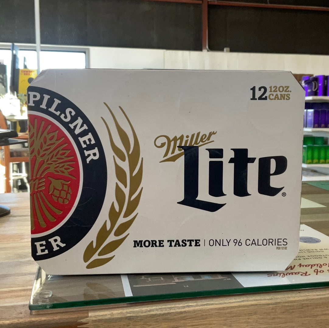 Miller Lite 12oz Cans (12pk)