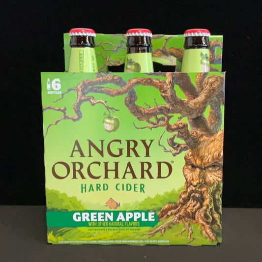Angry Orchard Hard Cider Green Apple 12oz Bottles (6pk)
