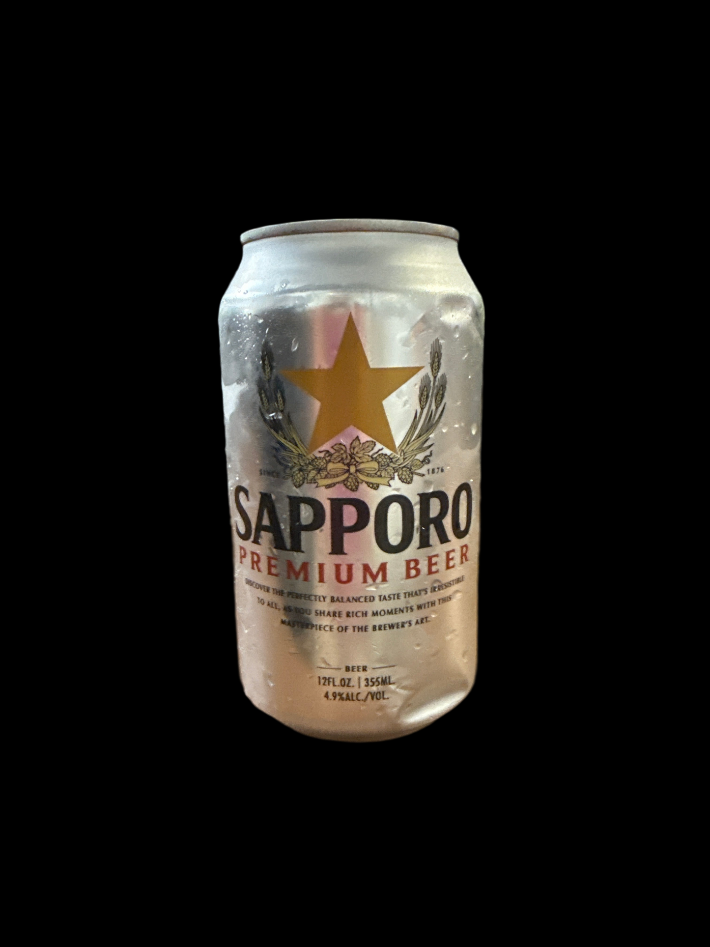 Sapporo Premium Beer 12oz Single Can