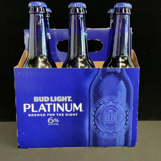 Bud Light Platinum 12oz Bottles (6pk)
