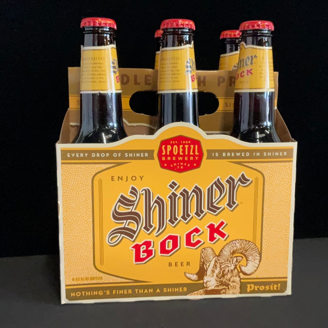 Shiner Bock Beer 12oz Bottles (6pk)