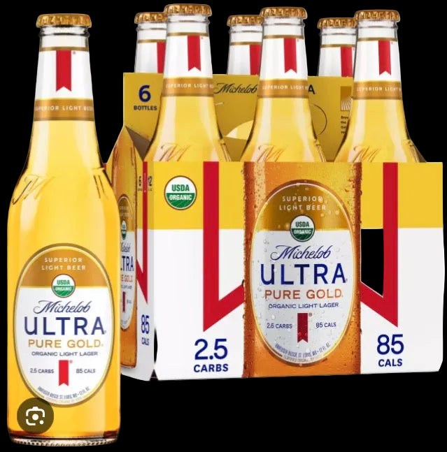 Michelob Ultra Pure Gold 12oz Bottles (6pk)