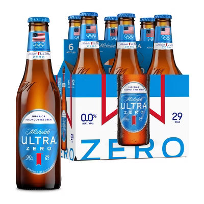Michelob Ultra Zero 12oz Bottles (6pk)