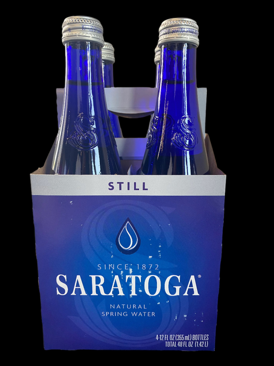 Saratoga Still Water 12oz Bottles (4pk)