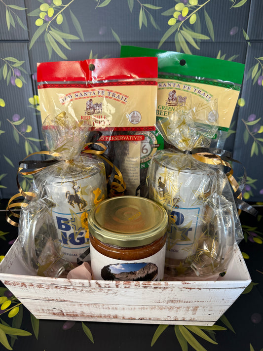 Wyoming Themed Beer Gift Basket