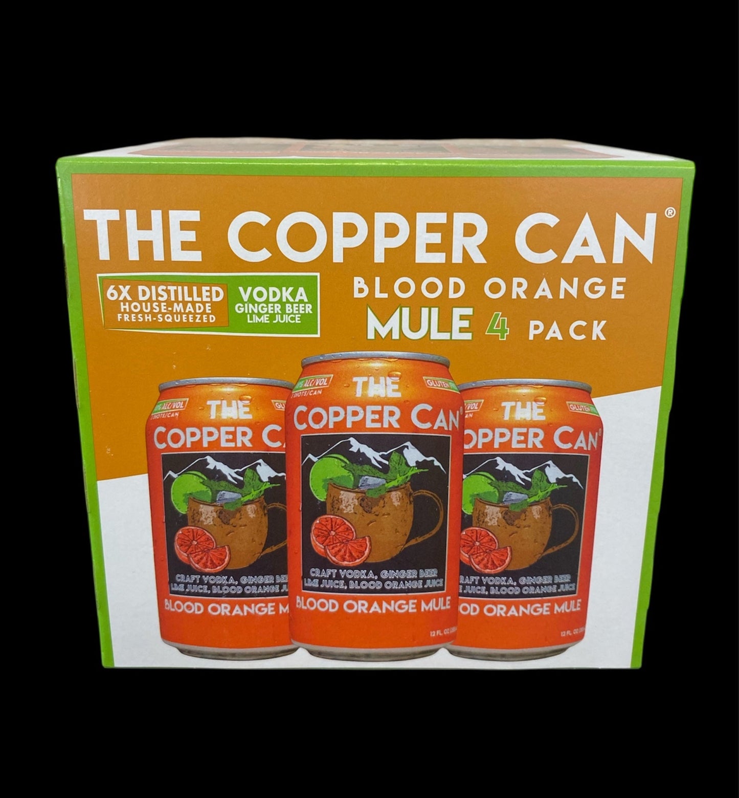 The Copper Can Blood Orange Mule 12oz Cans (4pk)