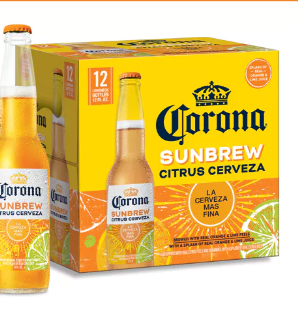 Corona Sunbrew Citrus Cerveza 12oz Bottles (12pk)