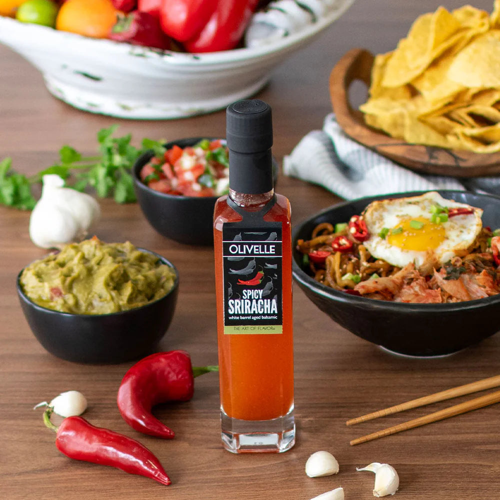 Olivelle Spicy Sriracha Infused White Balsamic Vinegar 100mL