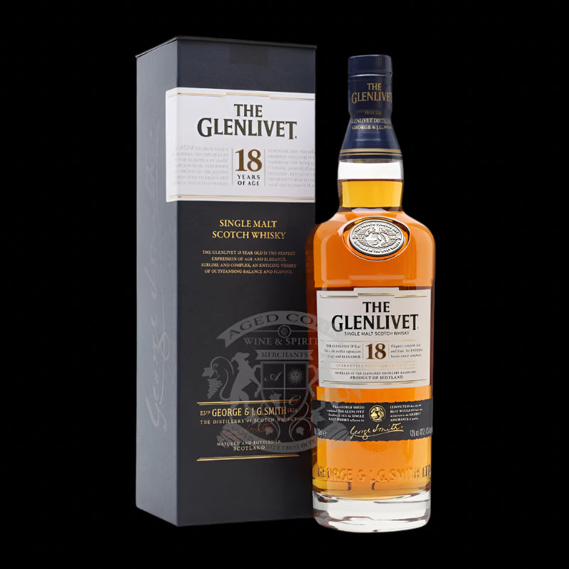 Glenlivet 18 Year Single Malt Scotch 750mL