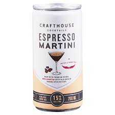 Crafthouse Cocktails Espresso Martini Single 200mL Can