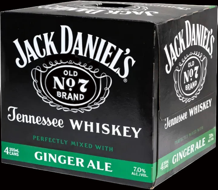 Jack Daniel's Ginger Ale Cans (4pk)